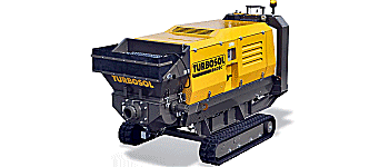 Wet shotcrete machine